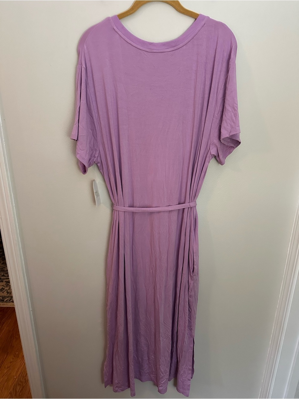 Time and Tru Tie-Front Maxi Dress Lavender XXL NWT - Picture 9 of 11